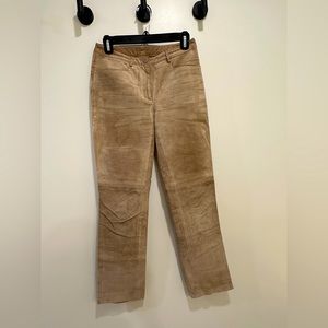 Pants Solid Scuba Suede